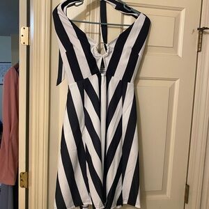 Sourpuss striped dress
